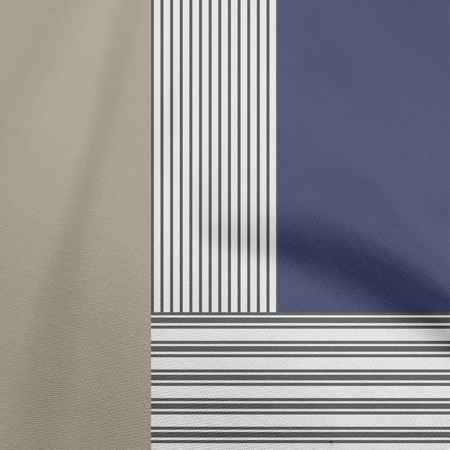 oneOone Rayon Dusty Green Fabric Stripes Sewing Material Print Fabric By The Yard 56 Inch Wide