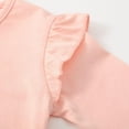 thumbnail image 5 of Kid Girl Ruffle T- Shirt Cotton Sweatshirt Embroidered Soft Comfortable Toddler Spring Tops, 5 of 5