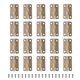 thumbnail image 2 of 50 piezas de bisagras pequeñas para muebles en miniatura, bisagras de caja pequeña, suministros de hardware, 2 of 5