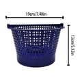 thumbnail image 3 of Skimmer Basket with Fine Mesh Removable Reusable Lightweight Swimming Pool Skimmers with Handle Practical Replacement Filter Debris, 3 of 7