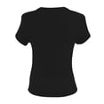 thumbnail image 2 of Playera George para Mujer, Manga Corta Con Escote Redondo Negro Talla CH, 2 of 4