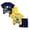 Dark Blue & Light Yellow:4pc, variant on mgoYE Toddler Baby Boy Clothes Outfits Girl Clothes Cartoon Cotton Summer Short Sleeve T-Shirt Tops Shorts Clothes Sets 4Pcs for 3 9 18 Months 2T 3T 4T 5T 6T Size 2-3 Years