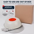 1000W Pond Heater for Outdoor Ponds Winter Bird Bath, Thermostatically ...
