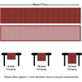 thumbnail image 5 of Christmas Checkered Tartan Table Runner - Red Buffalo Plaid Xmas Stain Resistant Washable Table Decoration for Dining/Parties/Holiday Decor, 13 x 70 Inch, 5 of 6