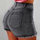 thumbnail image 4 of Pantalones cortos de bolsillo recto de cintura media de moda de jeans de mujer Fridja  fhjkhfk460768, 4 of 5