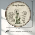 thumbnail image 2 of to My Daughter from Mom Round Metal Tin Sign,Birthday Gifts for Daughter,Kids Gifts for Graduation,Birthday - Inspirational Quote Sign Retro Wall Art 12x12 Inches, 2 of 5