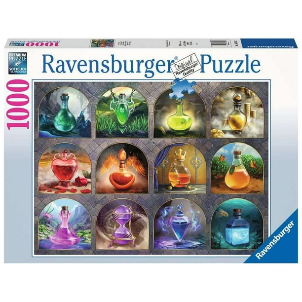 Puzle Ravensburger, pociones mágicas, 1000 piezas