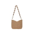 thumbnail image 2 of Straw Shoulder Bag for Women Summer Small Boho Woven Shoulder Purse Beach Vacation Tote Bag Handbag, 2 of 7