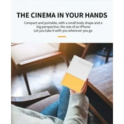 Mini Projector with Remote Controls,1080P HD Portable Mini Private Home Theater Projector, Outdoor Indoor LED Movie Projector, Suitable for Party Traveling Camping