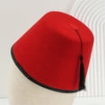 thumbnail image 3 of lanema Stylish Turkish Hat Versatile Turkish and Moroccan Fashion Statement Tarboosh, 3 of 8