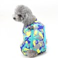 thumbnail image 4 of Dog Winter Camouflage Padded Coat, Waterproof Windproof Warm 4-Legged Pet Jacket With Zipper Closure, For Small Medium Dogs Indoor Outdoor Use - Yellow Size 12, 4 of 4