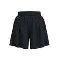 thumbnail image 4 of Women's Solid Color Sports Shorts Casual Running Outdoor Fitness Pants High Waist and Hip Lift Home Shorts, 4 of 4