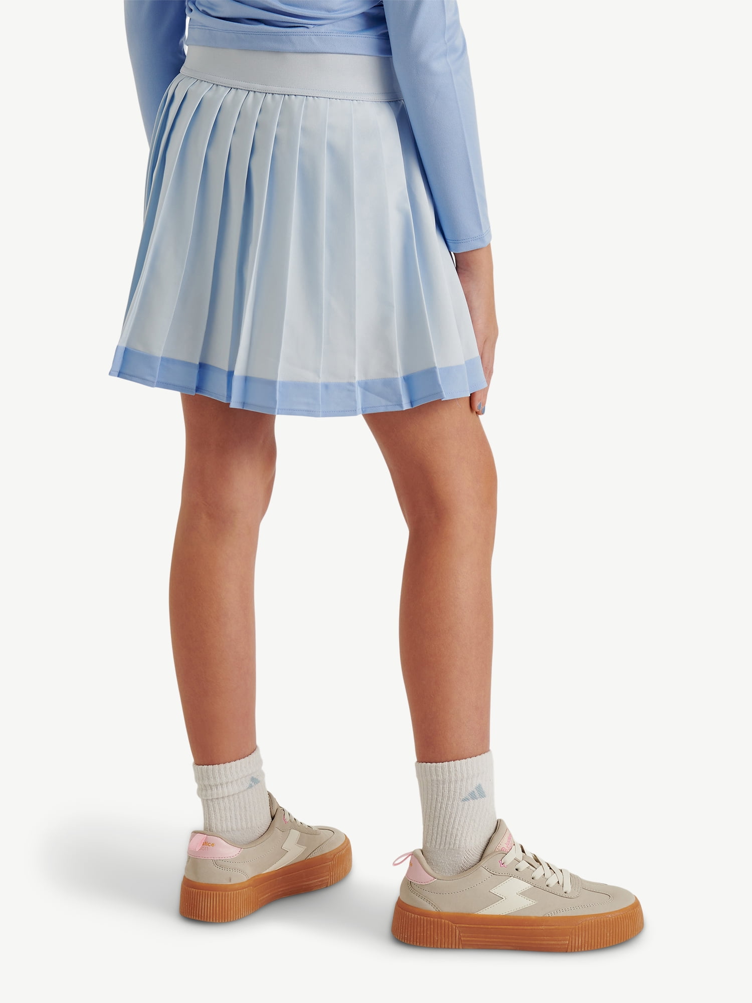 Justice Girl's Colorblock Pleated Active Skort, Sizes XS - XLP