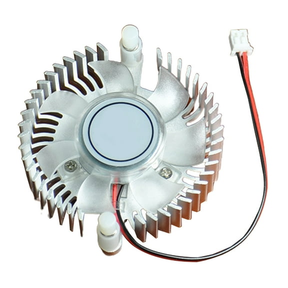 Aluminum Heatsink with Fan for 3W 5W 10W High Power Computer CPU Graphics Heatsink 5.5cm Hole Spacing Radiator