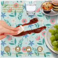 thumbnail image 6 of Pioneer Flower Floral Print Pattern Round Tablecloth 60 X 60 Inch, Wrinkle Resistant Wipeable Table Cloth for Kitchen Dining Picnic Patio Party, 6 of 6