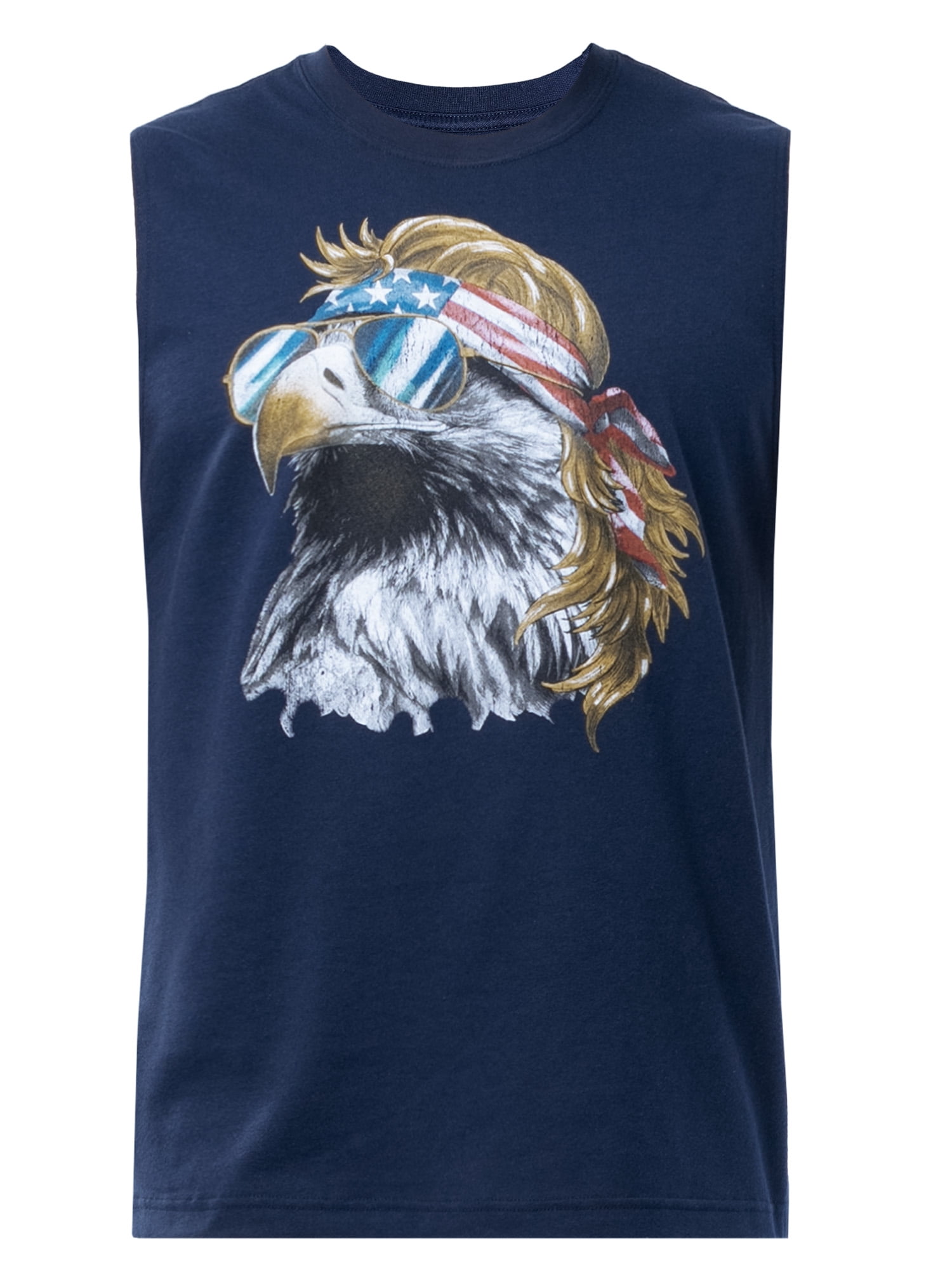 Way to Celebrate Men's 4th of July Americana Graphic Muscle Shirt Tank Top, Sizes XS-5XL