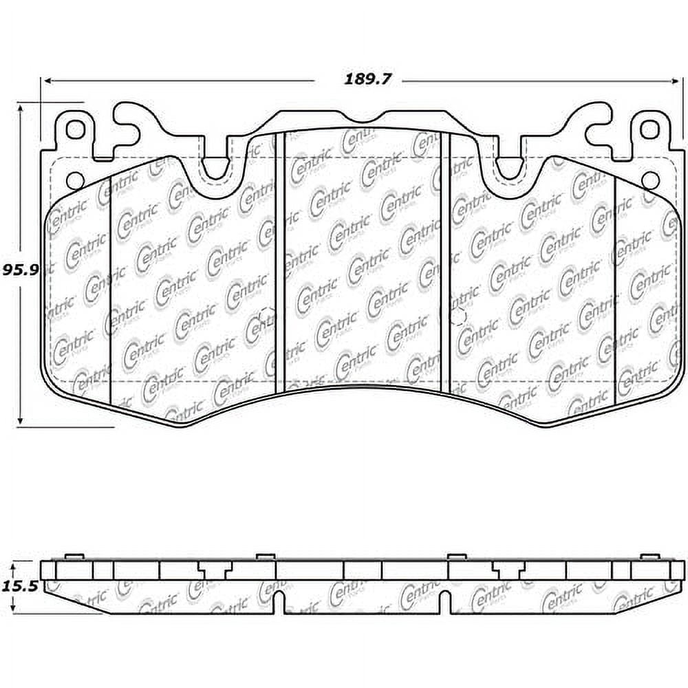 Centric 104.14260 Brake Pad