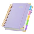 thumbnail image 2 of Macaron Business Notebook Slim Minimalist Diary Journal For Home Use PU Leather Cover Writing Notepad, 2 of 4