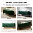 thumbnail image 5 of 50.5" Upholstered Storage Bench For End of Bed Entryway Bedroom Olive, 5 of 9