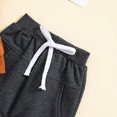 thumbnail image 5 of Infant Baby Boy Outfits 2Pcs Long Sleeve Pullover Sweatshirt Toddler Boys Pants Clothes Set 3 6 12 18 Months 2T 3T Toddler Boys Winter Clothes,3-6 Months,Brown, 5 of 5
