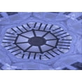 thumbnail image 1 of Ahgly Company Machine Washable Indoor Rectangle Transitional Sky Blue Area Rugs, 2' x 5', 1 of 7