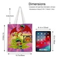 thumbnail image 5 of American Dragon Jake Long-theme canvas Tote Bag for Women Aesthetic Shopping Grocery Reusable Bags with Inner Zipper Women Gift 13.8 x 15.8 inches（35x40cm）, 5 of 6