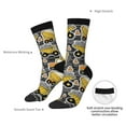 thumbnail image 2 of Yiaed Excavator At Work Print Great elasticity Crew Socks Sports socks for Men and Women, 2 of 5