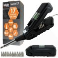 thumbnail image 1 of Kelvin Tools - Kelvin 17 Urban Screwdriver Set, All in One Everyday Multitool Screwdriver, Multi-Tip, Compact & Universal Precision, 13 Bit Set with Tape Measure, Liquid Level, Hammer and Flashlight, 1 of 6
