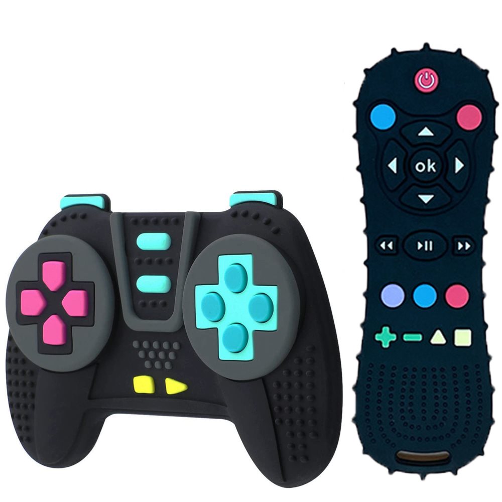 Silicone Remote Control and Game Controller Teething Toys for Baby 3