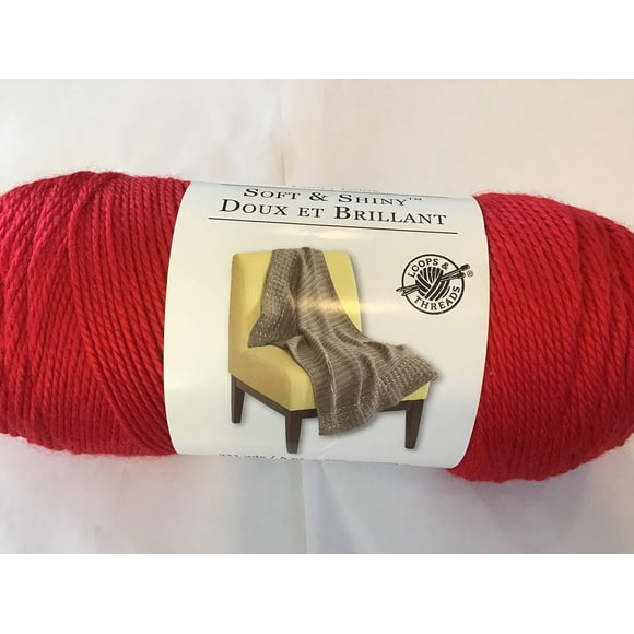 Soft & Shiny Yarn a Skein Red