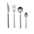thumbnail image 1 of Distressed 304 Stainless Steel Steak Knife, Main Fork, Soup Spoon, Tea Spoon Four-piece Set buy 2 save 10%, 1 of 6