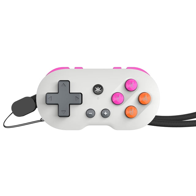 CRKD ATOM - Controlador Coleccionable en Forma de Llavero para Nintendo Switch, PC, Mac, Móvil y Smart TV (CRKD Gris)