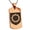 Rose, variant on Stainless Steel Crown of Thorns Adversity Coat of Arms Shield Engraved Dog Tag Pendant Necklace