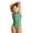 Black-Green Multi, variant on Arena Women Puzzled Light Drop Back One Piece