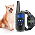 thumbnail image 3 of Collar de entrenamiento para perros recargable a prueba de agua, entrenador de perros antiladridos, distancia de 800 m, descarga eléctrica, negro (un cinturón, dos) esquí esquí Gafas de esquí, 3 of 4