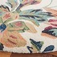 thumbnail image 3 of SAFAVIEH Blossom Fisher Floral Area Rug, Ivory/Plum, 6' x 6' Round, 3 of 8