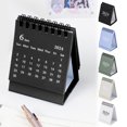 thumbnail image 1 of Ganfancp 2024 Estilo Mini Calendario de Escritorio Adorno de Escritorio Calendario Portátil para Planificar Cada Día y Registrar La Belleza El Buen Regalo Liquidación Ventas Hoy Ofertas Prime 1X Cale, 1 of 7