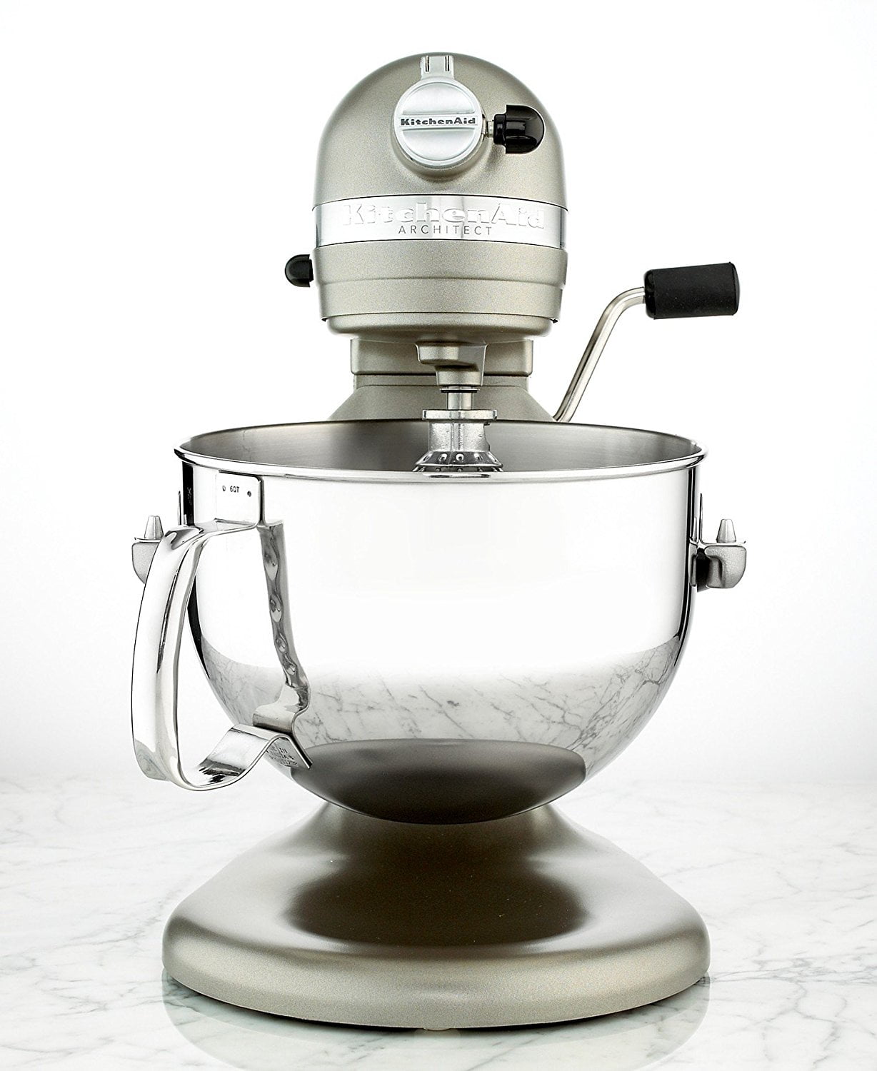 KitchenAid KP26M1XMH Professional 600 Stand Mixers, 6 Quart, Matte Milkshake (Renewed)