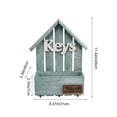 thumbnail image 3 of Wall Mount Key Hooks, Entryway Key Organizer, Key Storage Rack With Hooks, Wall Mounted Key Holder, Small Space Entryway Organizer, Decorative Key Hanging Rack, Home Key Storage, 3 of 6