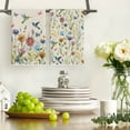 thumbnail image 2 of Sm:)e Hummingbird Spring Flowers Kitchen Towels Set of 2, 18x26 Inch, 2 of 6