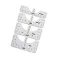 thumbnail image 4 of fastboy Handy T-Shirt Ruler Tool Alignment Craft Tool Guide 5PCS Accurate Centering for Flawless Designs Clear 4 Pcs 5Set, 4 of 6