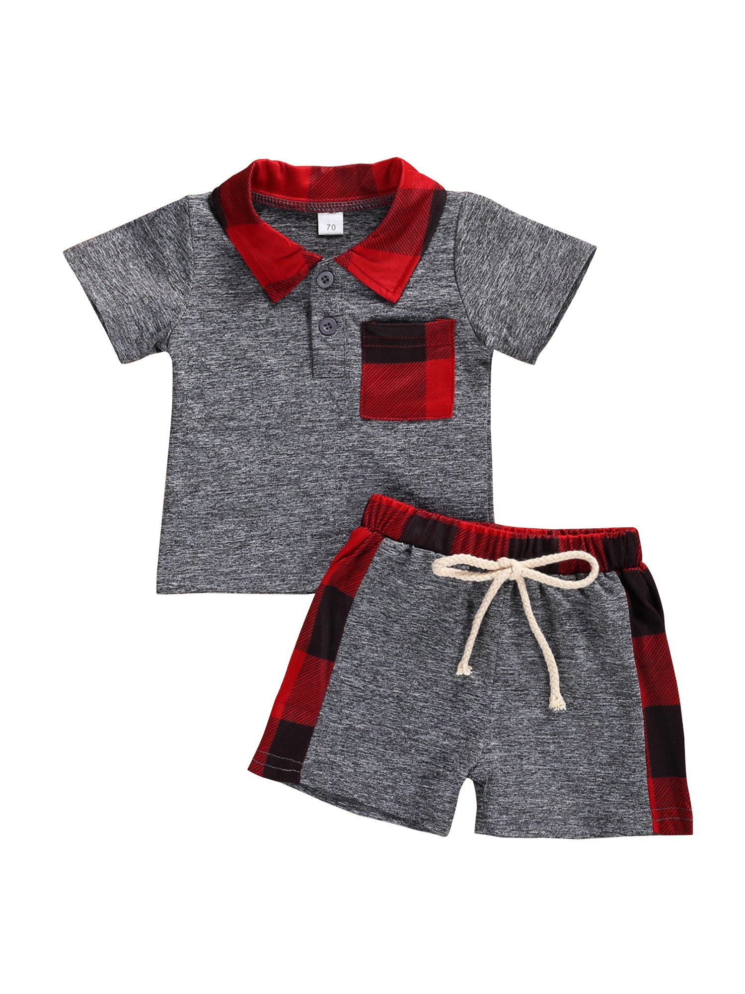 polo elastic waist shorts