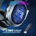 thumbnail image 2 of Auriculares inalámbricos para juegos Taiahiro para PS5 PS4 con Bluetooth, 2 of 9