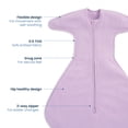 thumbnail image 6 of HALO SleepSack SwaddleStretch, Arms Up or Extended Arms, Newborn Baby Swaddle, 0 – 3 months, 0.5 TOG, Lavender, 6 of 6