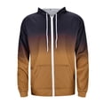 thumbnail image 3 of dmqupv Men's Sweatshirts Hoodies Zip Up Men's Heavyweight Pullover Hoodie Gold 3XL, 3 of 4