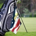 thumbnail image 4 of jinwen Golf Towel for Golf Bag with Clip Microfiber Weave Pattern Water Absorption Wipe US Eagle, 4 of 8