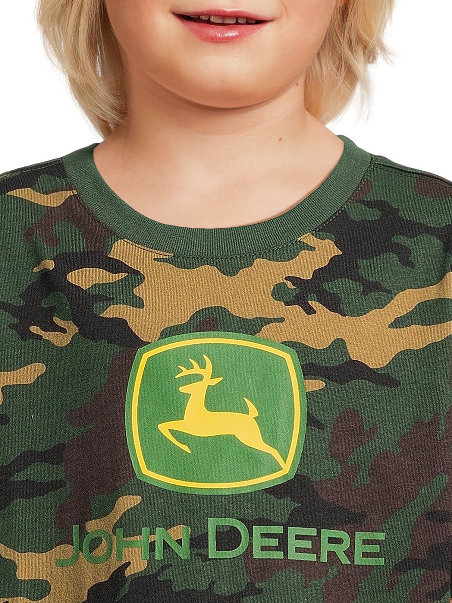 John Deere Boys' Crew Neck Short Sleeve T-Shirt, Sizes 4-16