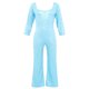 thumbnail image 5 of Pantalones acampanados de cuello redondo y mangas largas con lentejuelas elegantes de color sólido para niños, para fiestas, bailes, actuaciones escolares, ropa combinada para fiestas y festivales, pa, 5 of 5