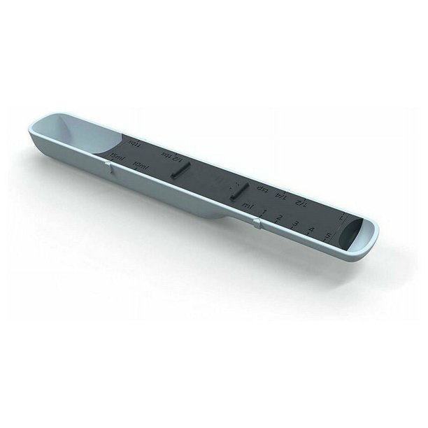 1 cuchara medidora de plástico, taza ajustable para herramientas para hornear, medición con cuchara de plástico a escala, ajustable, 12 escalas ajustables diferentes para azúcar, café en polvo y