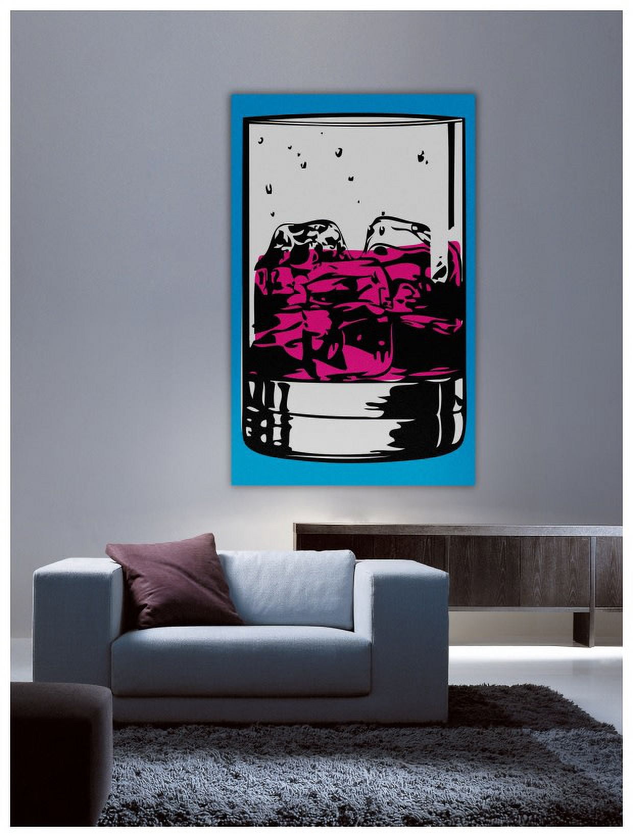 "Cocktail 3" Print on Canvas